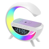 Caixa De Som Relógio Digital Carregador