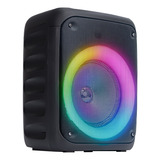 Caixa De Som Rgb Ativa Acustica Amplificada Portatil Potente