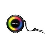 Caixa De Som Speaker Aiwa Bluetooth Luzes Multicores IP65 AWS SP 02
