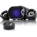 Caixa De Som Subwoofer 2 1 Bluetooth Usb Pc Notebook Mac Tv