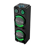 Caixa De Som Torre Pulse Double 10 Pol  1800W RMS BT LED   SP507
