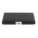 Caixa De Suporte Para Palheta De Fagote Preta Com Capa De Couro PU E Slots Para 6 Peças De Palhetas Recipiente De Armazenamento De Palhetas De Madeira Para Acessório De Fagote