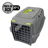 Caixa De Transporte Cães Gatos Durafalcon Porta De Aço N 1