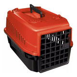 Caixa De Transporte Color N4 Cachorro Gato Cão Cor Vermelho
