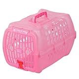 Caixa De Transporte Para Cachorro Cães Gato Pet Ultra Resistent Colors N 1 Porte Pequeno Petmaxx 44 X 32 X 30cm Diversas Cores Rosa 