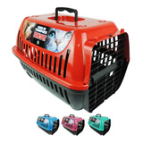 Caixa De Transporte Para Cachorro E Gatos Pet N 2 Brinqpet Cor Vermelho