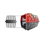 Caixa De Transporte Pet N2 Cães Gatos BrinqPet Cor Vermelho