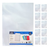 Caixa Dello Pasta L A4 Com Caixa De 100 Unidades 10 Pacotes De 10 Unidades Cor Cristal 0270 h 0100c