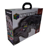 Caixa Divisória Nintendo 64 Jabuticaba De Mdf Com Alça
