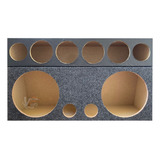 Caixa Dutada 2 Woofer 12 4 Driver 2 Tweeter Vazia Courvin