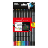Caixa Ecolapis Supersoft 12 Cores 2 Grafite Faber castell