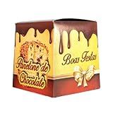 Caixa Embalagem Para Chocotone 15 5x15 5x16 Com 50 Unidades