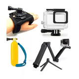 Caixa Estanque Gopro Hero 5 Black Bastão 3 Way Flutuante Mão