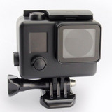 Caixa Estanque Gopro Hero3 E Hero4 Mergulho 30 Metros Preta
