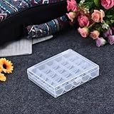 Caixa Estojo Organizador Para 25 Bobinas Alta Ou Baixa Para Maquina De Costura Domestica Ou Industrial10 5 Cm X 12 Cm