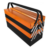 Caixa Ferramentas Sanfonada Tramontina 44952 002 7 Gavetas Cor Laranja E Preto