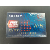 Caixa Fita Cassete Sony Hf 90 Min Virgens E Lacrada