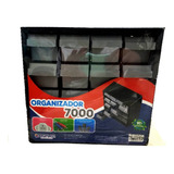 Caixa Gaveteiro 7000 Organizador 16 Gavetas Cor Preto