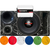 Caixa Hard Power Hp750 4 Ohms Som Automotivo Módulo Taramps