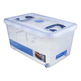 Caixa Hermética Porta Ração Grande C Alças Lock lock 21 L
