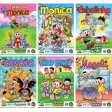 Caixa Hqs Com 50 Gibis Turma Da Mônica Sem Repetição Panini