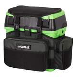 Caixa Jogá Fishing Box Plástico Com Alça Tipo Mochila Cor Verde Tamanho Não Se Aplica