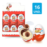 Caixa Kinder Ovo Joy 16 Unidades Com Surpresa 20g Chocolate