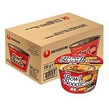 Caixa Lamen Coreano Bowl Noodle Kimchi Picante Legumes Copo 100 Gramas 12 Copos
