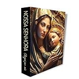 Caixa Livro Decorativa Religiosa Nossa Senhora Mdf 24x32x5cm