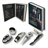 Caixa Livro Decorativo Kit Vinho Porta Objetos Presente