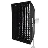 Caixa Macia Godox 24 X 35 60 X 90 Cm Honeycomb Grid Softbox Com Suporte De Bowens Compatível Com Luz Estroboscópica De Estúdio