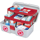 Caixa Maleta Primeiros Socorros Emergencia Remedios