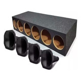 Caixa Mdf Corneteira Vazia 4 Corneta Plastica P 4 Driver