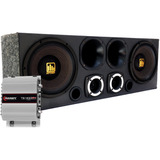Caixa Medio Grave 1400w Modulo Amplificador Taramps 400x4