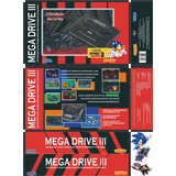 Caixa Mega Drive 3 Sonic Com
