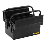 Caixa Metálica Sanfonada Para Ferramentas Com 3 Gavetas 30 Cm X 19 Cm X 16 Cm Vonder
