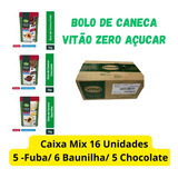 Caixa Mix 16 Bolo De Caneca