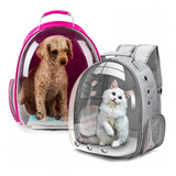 Caixa Mochila Transporte Gato Cachorro Pet Bolsa Canguru