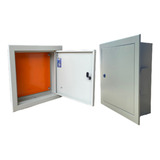 Caixa Montagem Embutir 400x400x120 Painel Elétrico Quadro Cor Corcinza Ral 7032 Weg