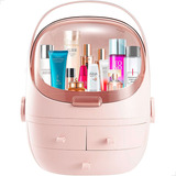Caixa Organizadora De Maquiagem Cosméticos Lorben Cor Rosa