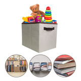 Caixa Organizadora Dobrável Grande De Brinquedos Roupa Livro