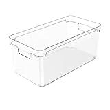 Caixa Organizadora Empilhável Transparente Cozinha OU 30x20x13cm Brinquedos