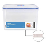 Caixa Organizadora Hermética Lock lock 10 Litros Cor Transparente Liso