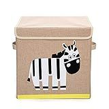 Caixa Organizadora Infantil Quarto Bebê Criança Estampa Zebra