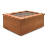 Caixa Organizadora Porta Sachês Bambu Chá