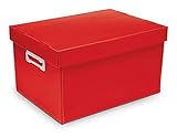 Caixa Organizadora The Best Box G 437x310x240 Vermelho 01 Unidade Polibras Vermelho