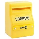 Caixa P Correspondência Tipo Correio PVC Plástico Resistente Fixação Em Grade De Portão