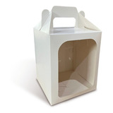 Caixa Panetone minibolo 15x15x18 10 Unidades