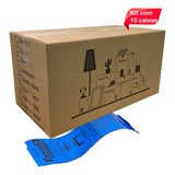 Caixa Papelão Grande G 60x30x30 10 Unidades Kit Para Mudança