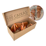 Caixa Papelão P Sapato Parda 28x12x9 5cm Kit Com 100 Unid